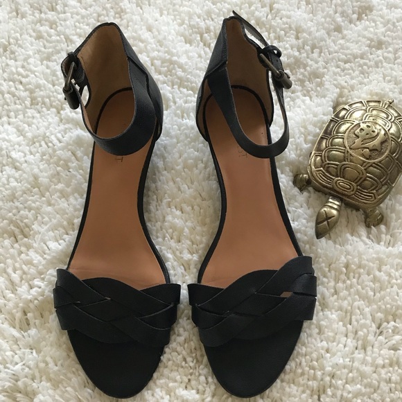 Nine West Shoes - Super Cute Black Nine West Strappy Heels Sz 9 1/2